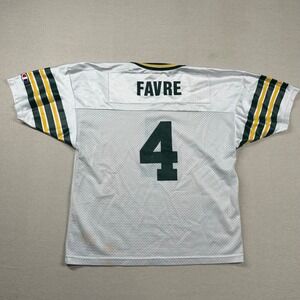 Vintage Champion Brett Favre Jersey Youth XL NFL‎ 90s Green Bay Packers USA